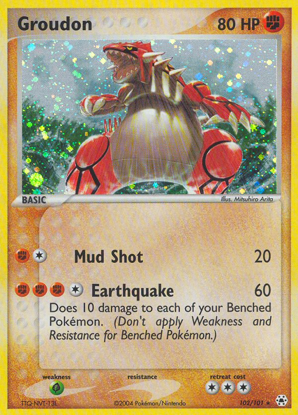 Groudon (102/101) [EX: Hidden Legends] | Good Games North