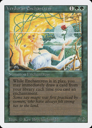 Verduran Enchantress [Revised Edition] | Good Games North
