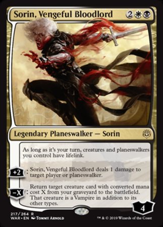 Sorin, Vengeful Bloodlord [War of the Spark] | Good Games North