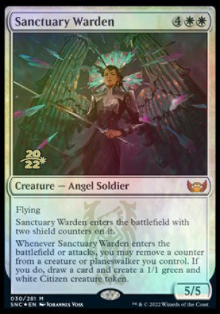 Sanctuary Warden [Streets of New Capenna Prerelease Promos] | Good Games North