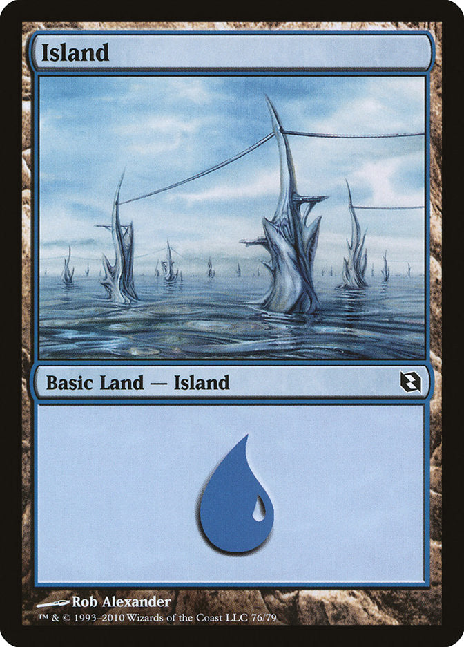 Island (76) [Duel Decks: Elspeth vs. Tezzeret] | Good Games North
