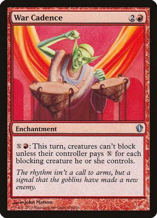 War Cadence [Commander 2013] | Good Games North