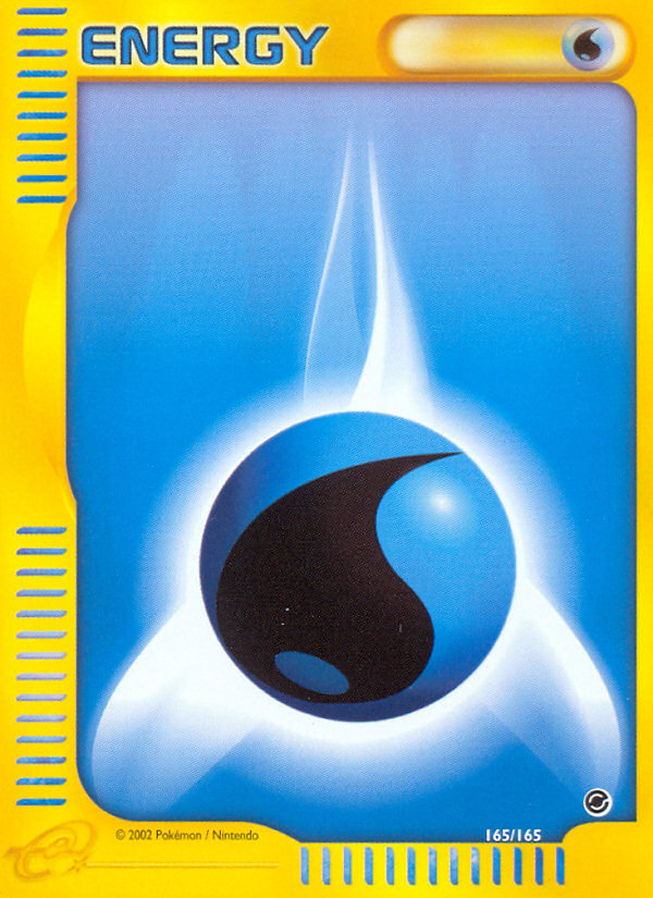 Water Energy (165/165) [Expedition: Base Set] | Good Games North