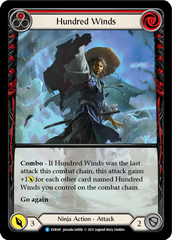 Hundred Winds (Red) [EVR041] (Everfest)  1st Edition Extended Art Rainbow Foil | Good Games North