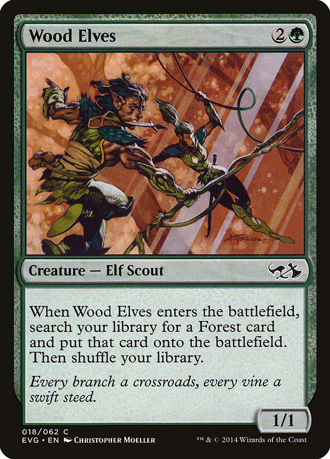 Wood Elves (Elves vs. Goblins) [Duel Decks Anthology] | Good Games North
