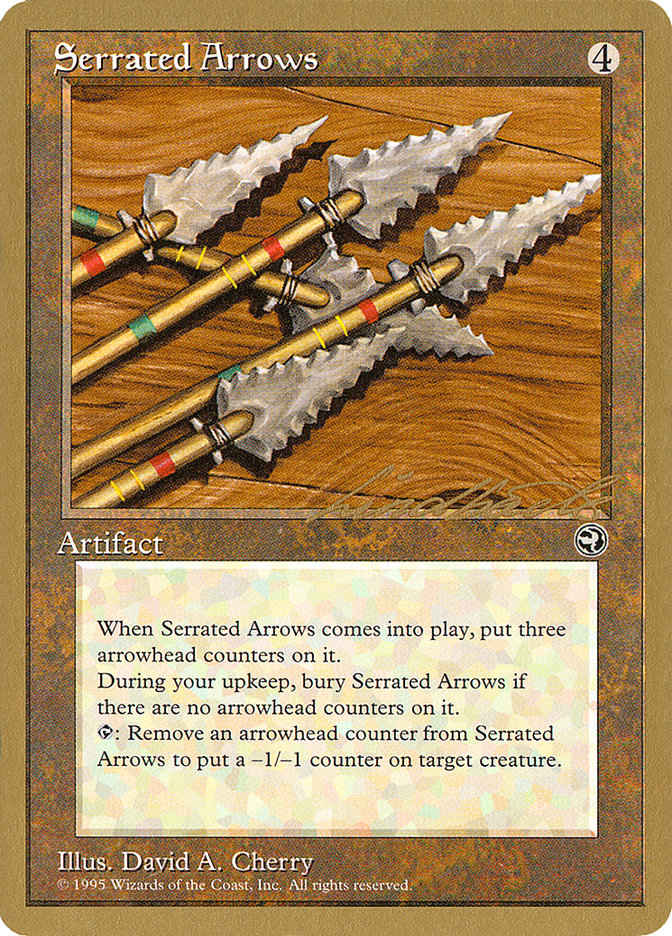 Serrated Arrows (Leon Lindback) [Pro Tour Collector Set] | Good Games North