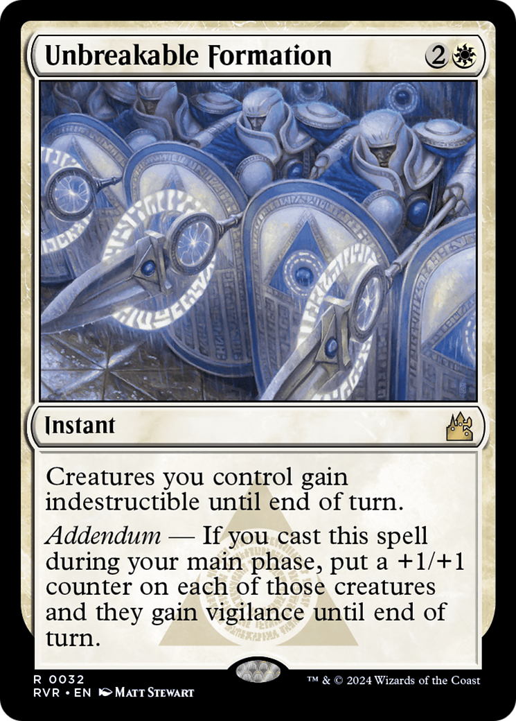 Unbreakable Formation [Ravnica Remastered] | Good Games North