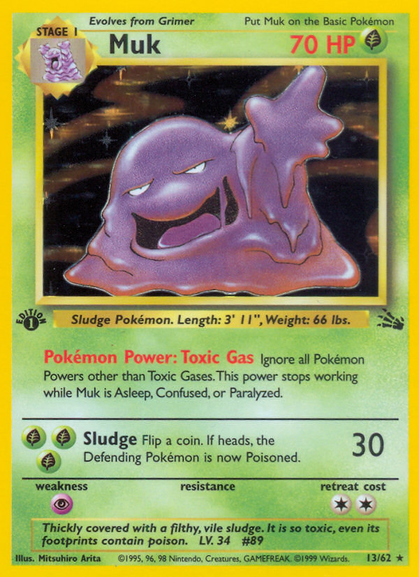 Muk (13/62) [Fossil 1st Edition] | Good Games North