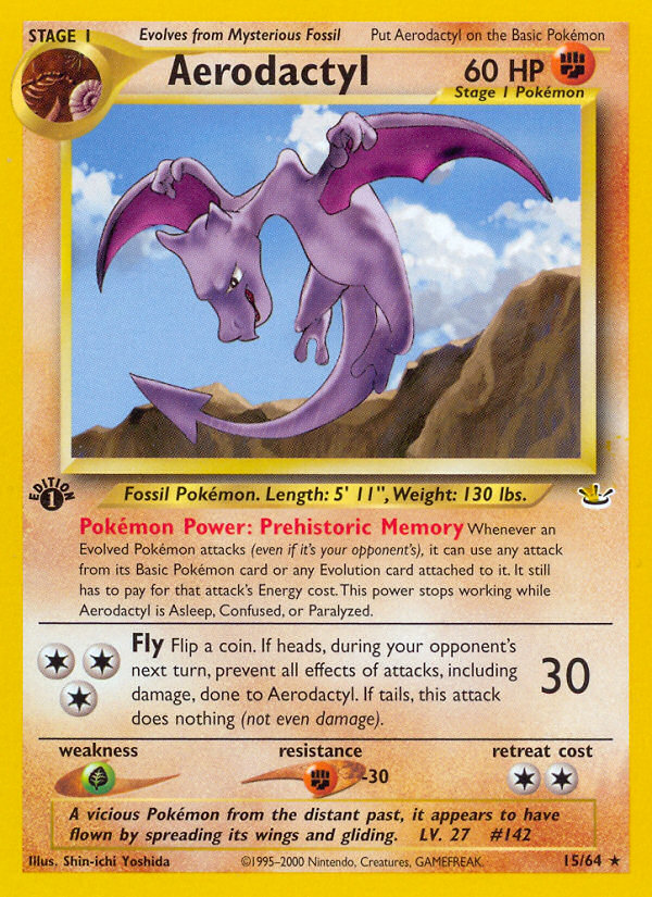 Aerodactyl (15/64) [Neo Revelation 1st Edition] | Good Games North