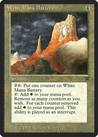 White Mana Battery [Legends] | Good Games North