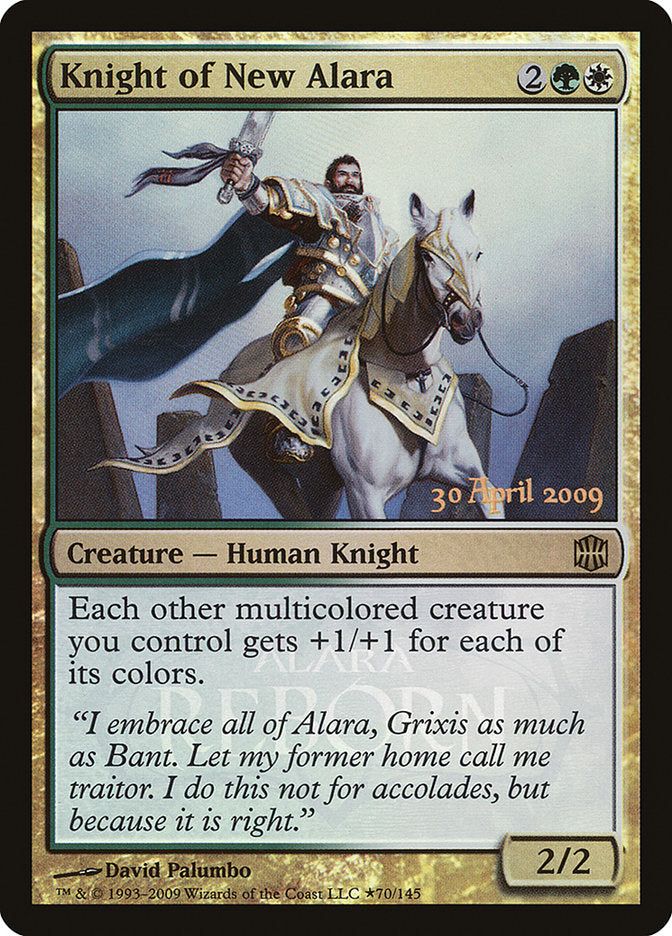 Knight of New Alara (Launch) [Alara Reborn Promos] | Good Games North