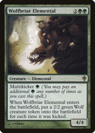 Wolfbriar Elemental [Worldwake] | Good Games North
