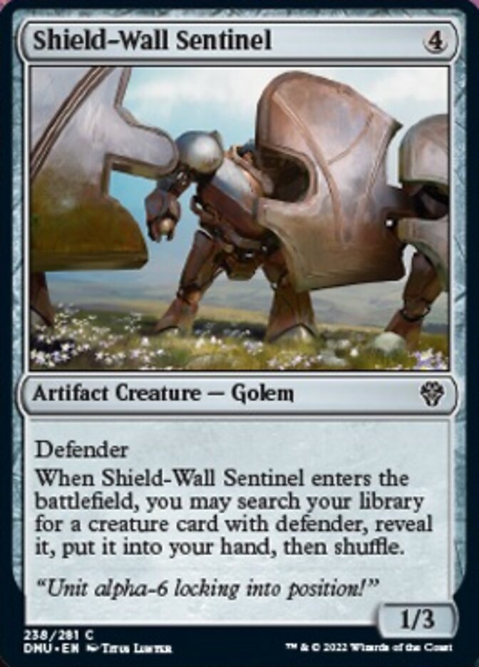 Shield-Wall Sentinel [Dominaria United] | Good Games North