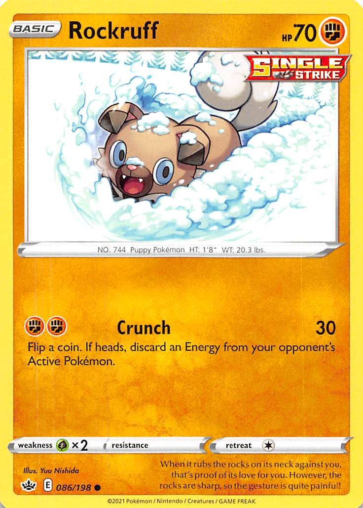 Rockruff (086/198) [Sword & Shield: Chilling Reign] | Good Games North