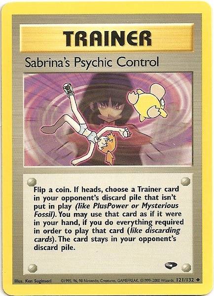 Sabrina's Psychic Control (121/132) [Gym Challenge Unlimited] | Good Games North