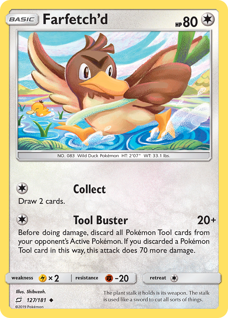 Farfetch'd (127/181) [Sun & Moon: Team Up] | Good Games North