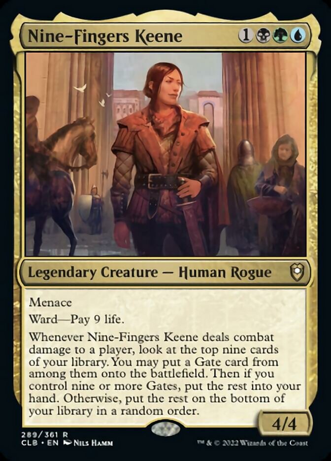 Nine-Fingers Keene [Commander Legends: Battle for Baldur's Gate] | Good Games North
