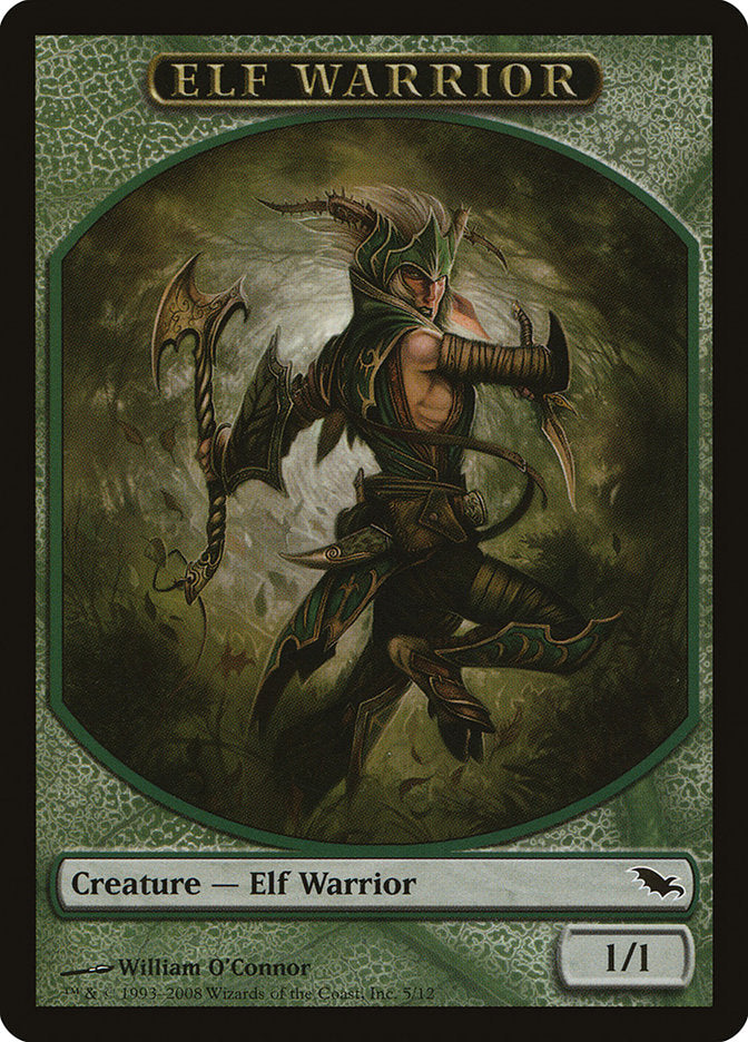Elf Warrior (5/12) [Shadowmoor Tokens] | Good Games North