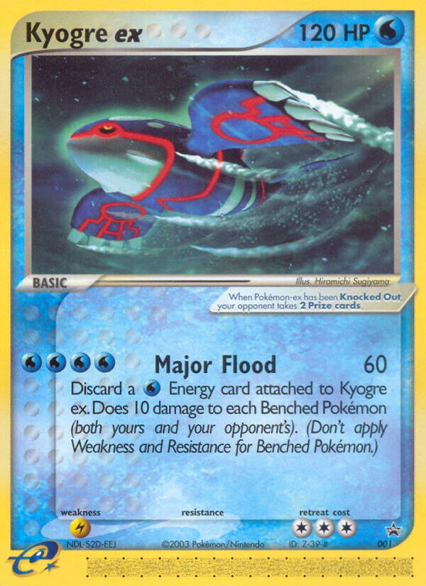 Kyogre ex (001) [Nintendo: Black Star Promos] | Good Games North
