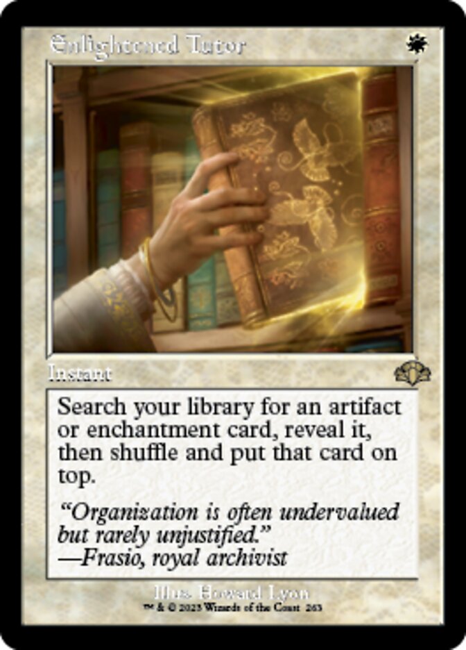 Enlightened Tutor (Retro) [Dominaria Remastered] | Good Games North