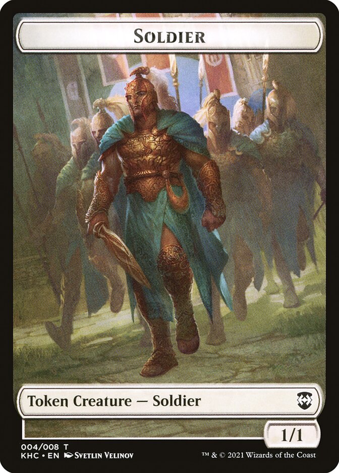 Bird (001) // Soldier Double-sided Token [Kaldheim Commander Tokens] | Good Games North