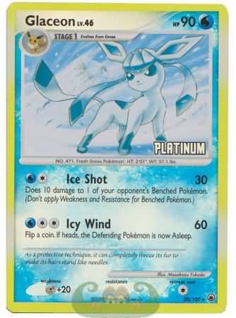 Glaceon (20/100) [Burger King Promos: 2009 Collection] | Good Games North