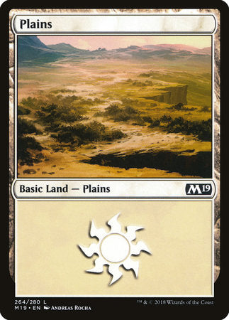 Plains (264) [Core Set 2019] | Good Games North