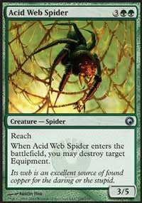 Acid Web Spider [Scars of Mirrodin] | Good Games North