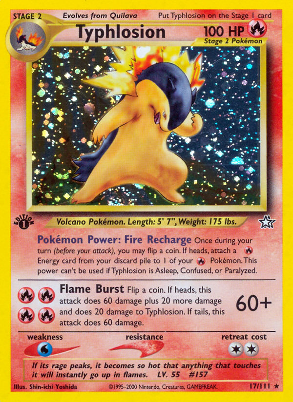 Typhlosion (17/111) [Neo Genesis 1st Edition] | Good Games North
