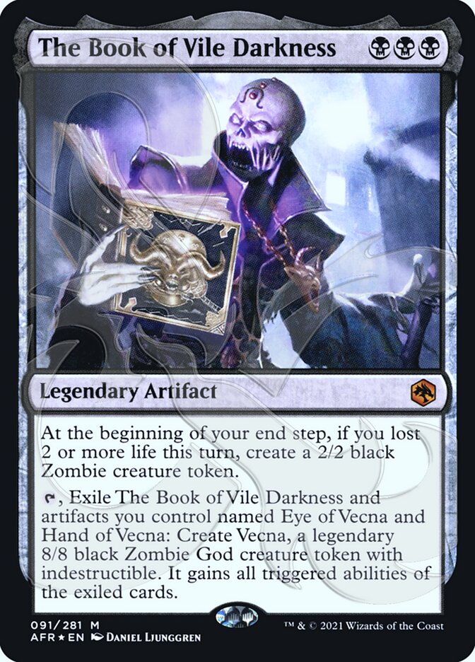 The Book of Vile Darkness (Ampersand Promo) [Dungeons & Dragons: Adventures in the Forgotten Realms Promos] | Good Games North