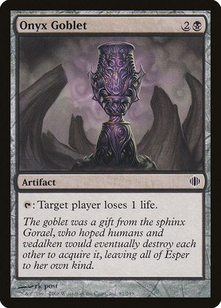 Onyx Goblet [Shards of Alara] | Good Games North