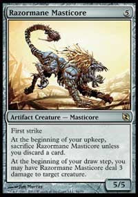 Razormane Masticore [Duel Decks: Elspeth vs. Tezzeret] | Good Games North