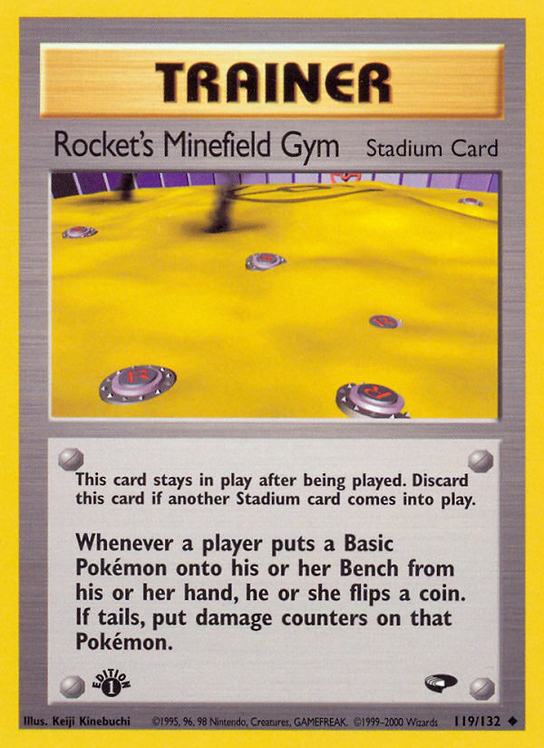 Rocket's Minefield Gym (119/132) [Gym Challenge 1st Edition] | Good Games North