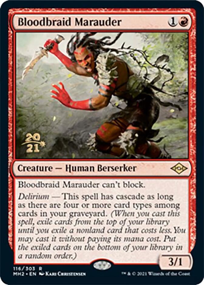 Bloodbraid Marauder [Modern Horizons 2 Prerelease Promos] | Good Games North