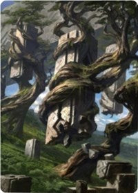 Forest 2 Art Card [Zendikar Rising Art Series] | Good Games North