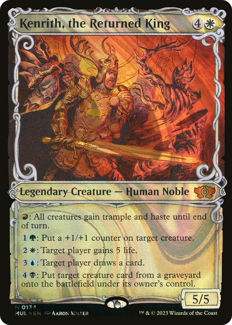 Kenrith, the Returned King (Halo Foil) [Multiverse Legends] | Good Games North