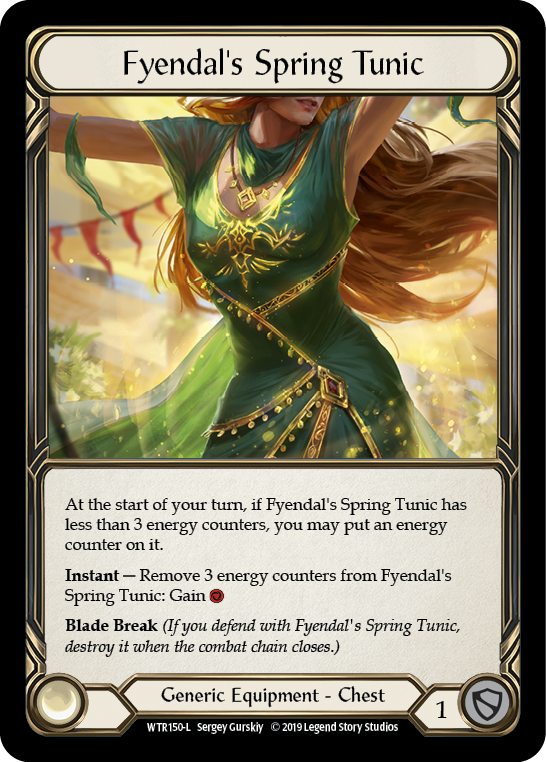Fyendal's Spring Tunic [WTR150-L] Alpha Print Cold Foil | Good Games North