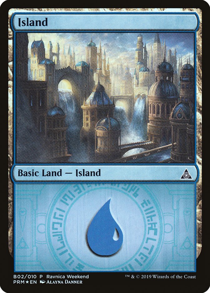 Island (B02) [Ravnica Allegiance Guild Kit] | Good Games North