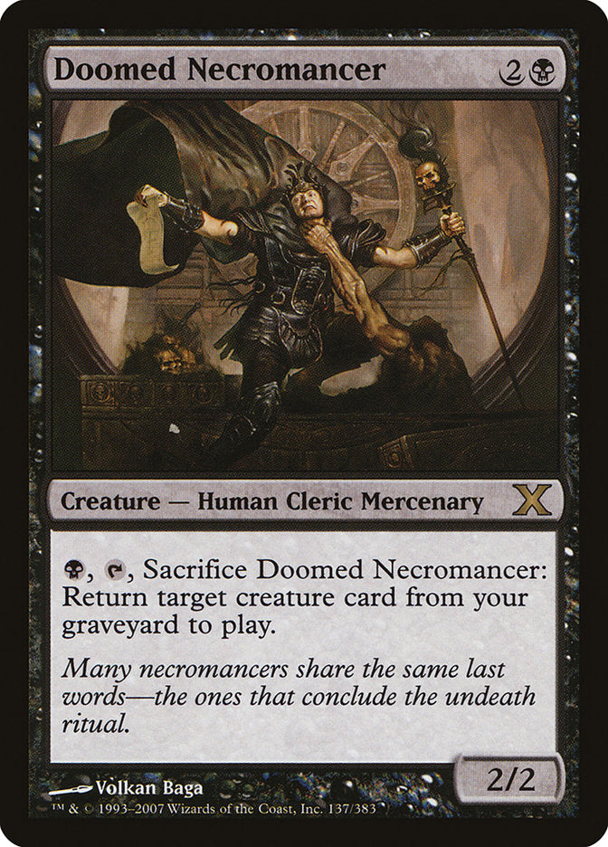 Doomed Necromancer [Tenth Edition] | Good Games North