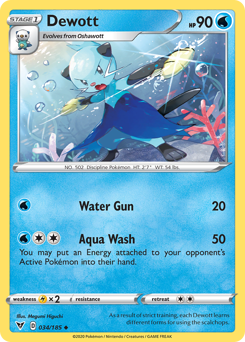 Dewott (034/185) [Sword & Shield: Vivid Voltage] | Good Games North