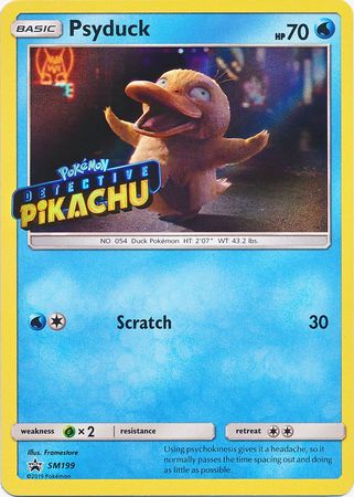 Psyduck Detective (SM199) (Pikachu Stamped) [Sun & Moon: Black Star Promos] | Good Games North