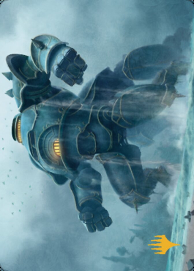 Depth Charge Colossus Art Card (Gold-Stamped Planeswalker Symbol) [The Brothers' War Art Series] | Good Games North