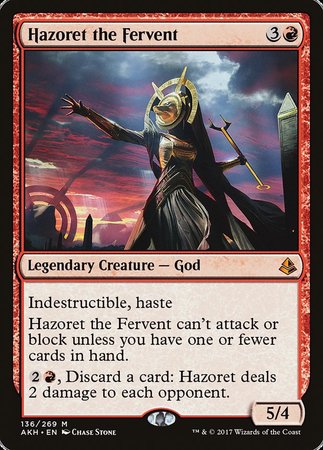 Hazoret the Fervent [Amonkhet] | Good Games North