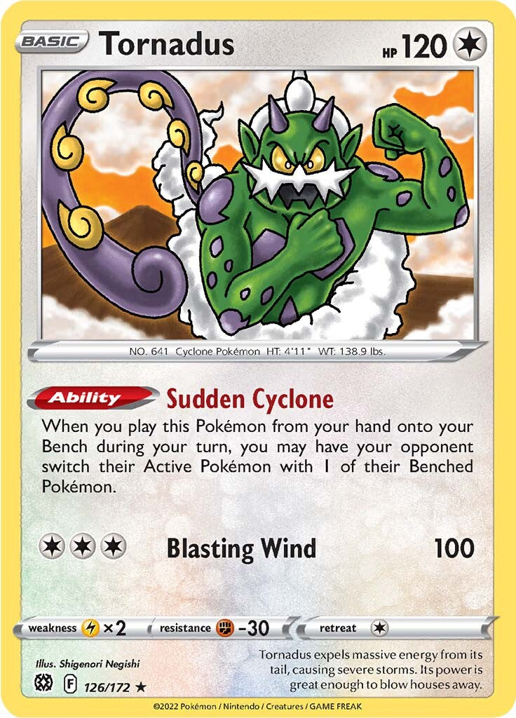 Tornadus (126/172) [Sword & Shield: Brilliant Stars] | Good Games North