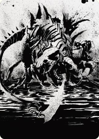 Karumonix, the Rat King Art Card [Phyrexia: All Will Be One Art Series] | Good Games North