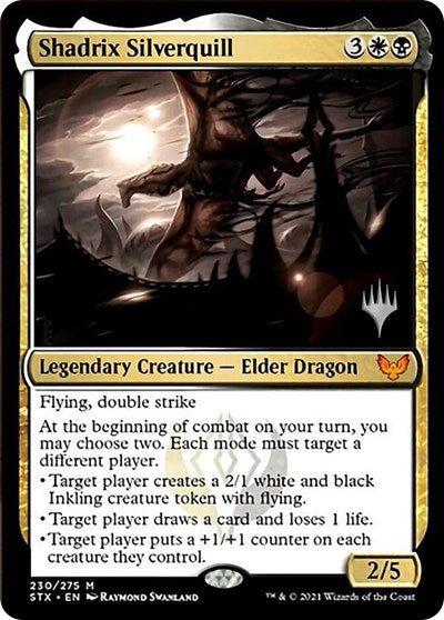 Shadrix Silverquill (Promo Pack) [Strixhaven: School of Mages Promos] | Good Games North