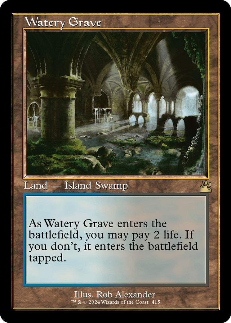Watery Grave (Retro) [Ravnica Remastered] | Good Games North