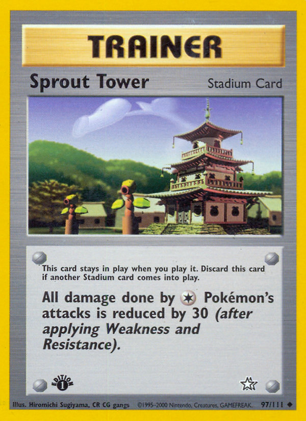 Sprout Tower (97/111) [Neo Genesis 1st Edition] | Good Games North