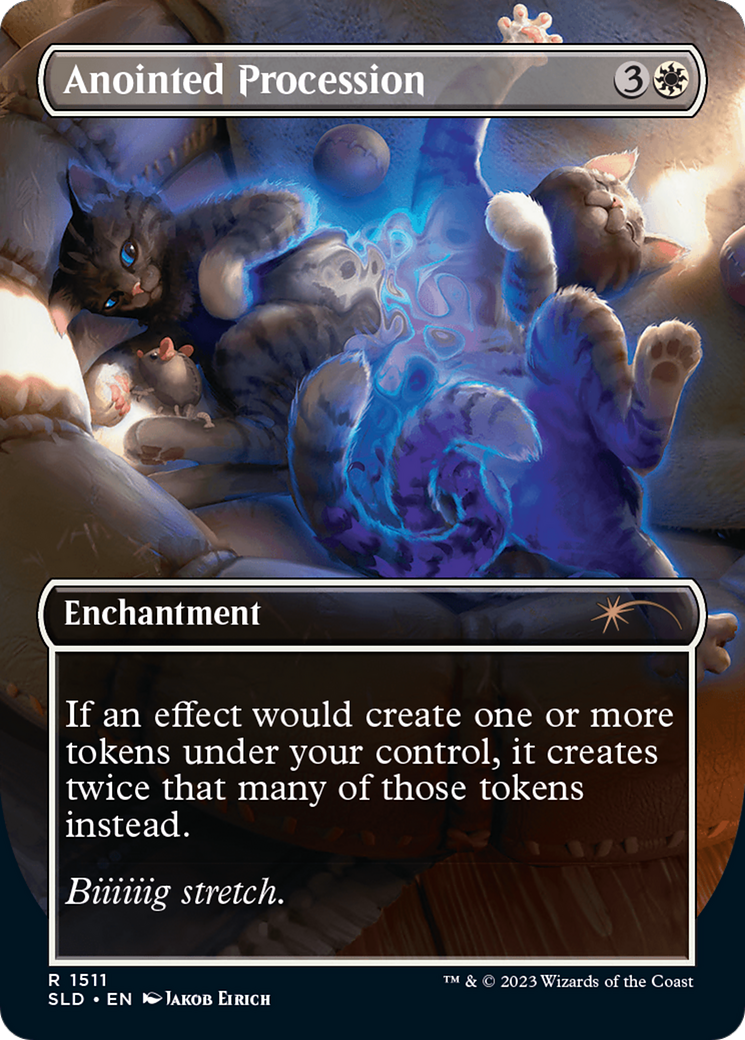 Anointed Procession // Anointed Procession [Secret Lair Commander Deck: Raining Cats and Dogs] | Good Games North