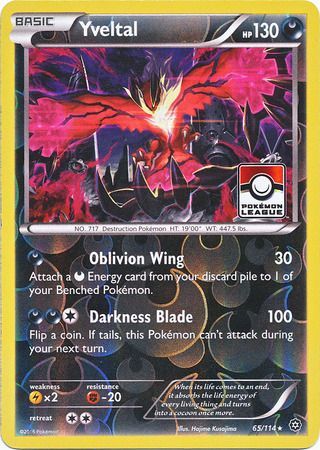 Yveltal (65/114) (Steam Siege League Promo) [XY: Steam Siege] | Good Games North